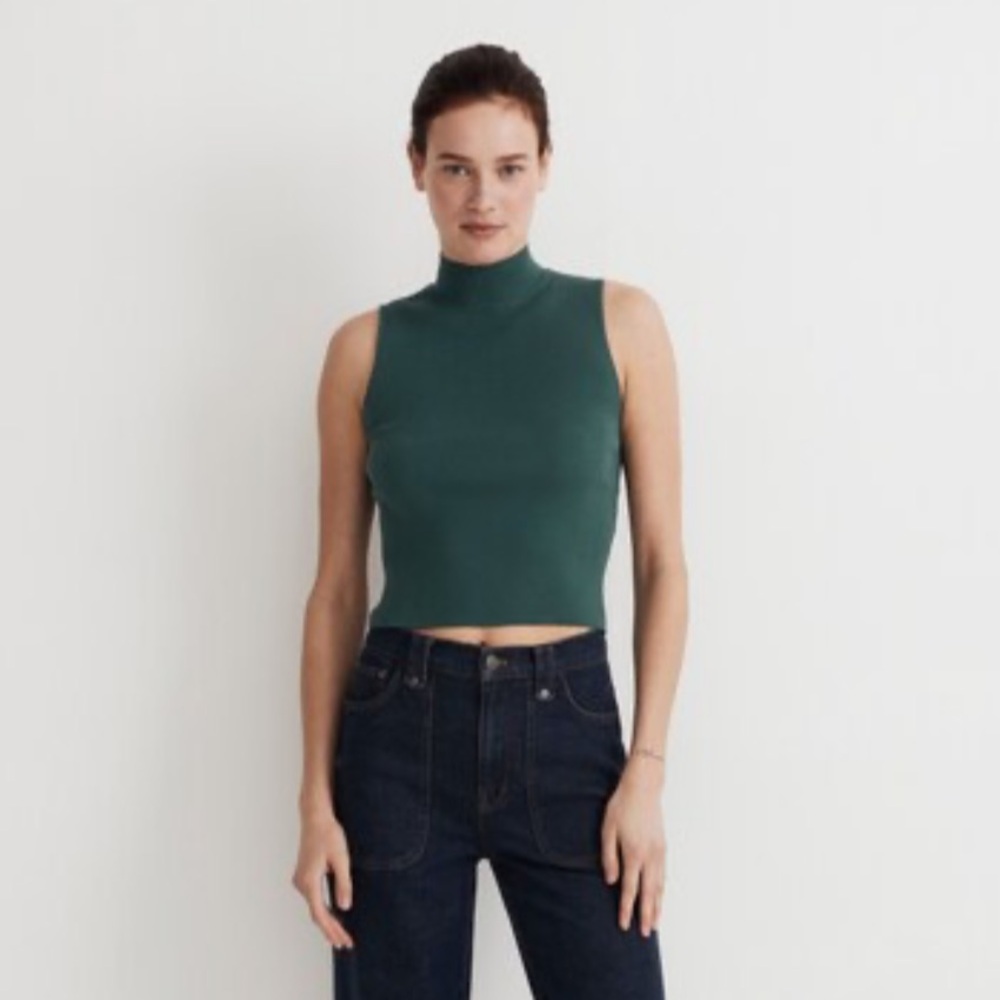 MADEWELL The Signature Knit Mockneck Sweater Tank